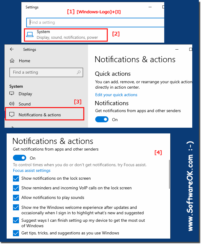 Disable and customize APPs Windows 10 notifications!