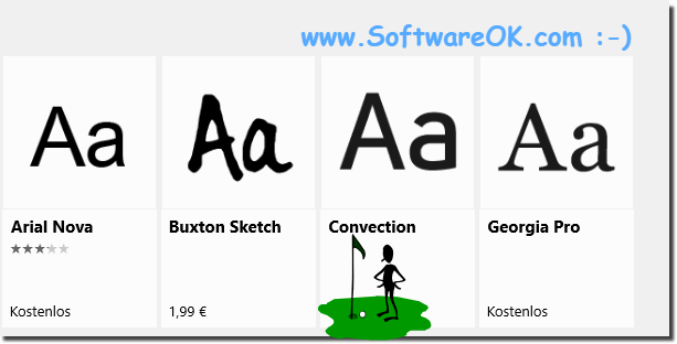 Fonts In Microsoft Store!
