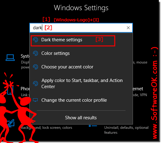 Windows 10 disable black color settings!