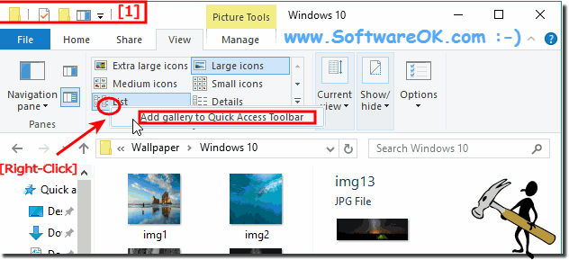 Quick fast access in Ms-Explorer!
