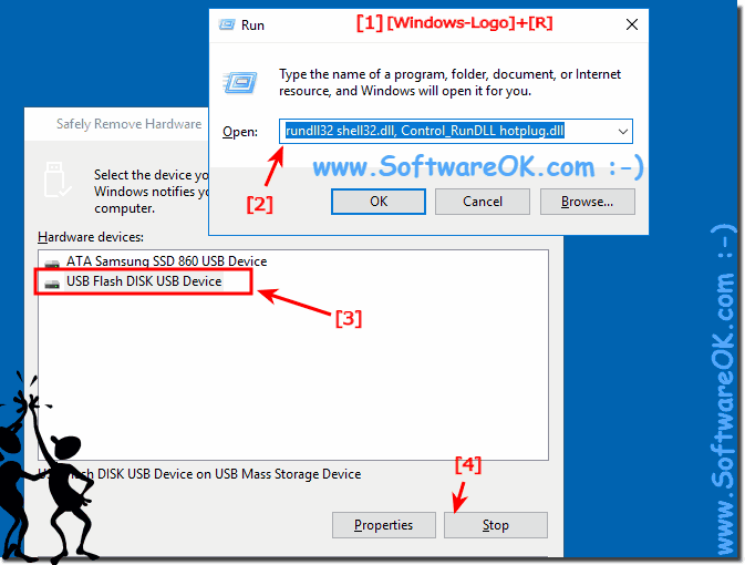 Safely Remove Disk command!