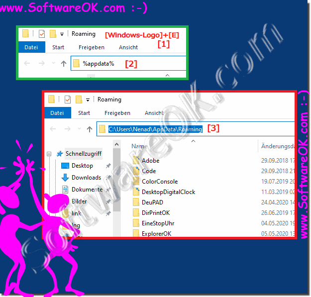 The appdata folder on Windows OS Desktop and Server all MS!