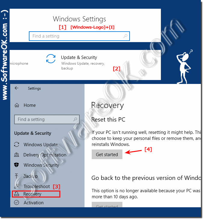 Reset Windows 10 to factory settings!