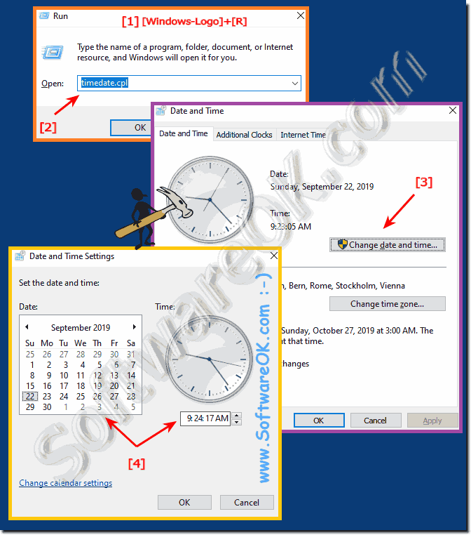 Quickly Change Current Time on you Windows 10!