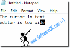 The width cursor!