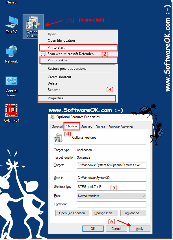 Programs and functions via Keyboard Shortcut!