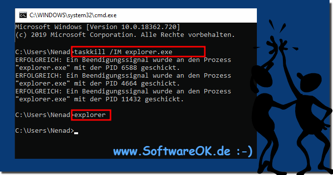 End processes via the Windows 10 command prompt!