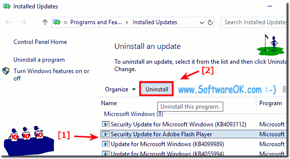 Remove Windows 10 Installed Updates!