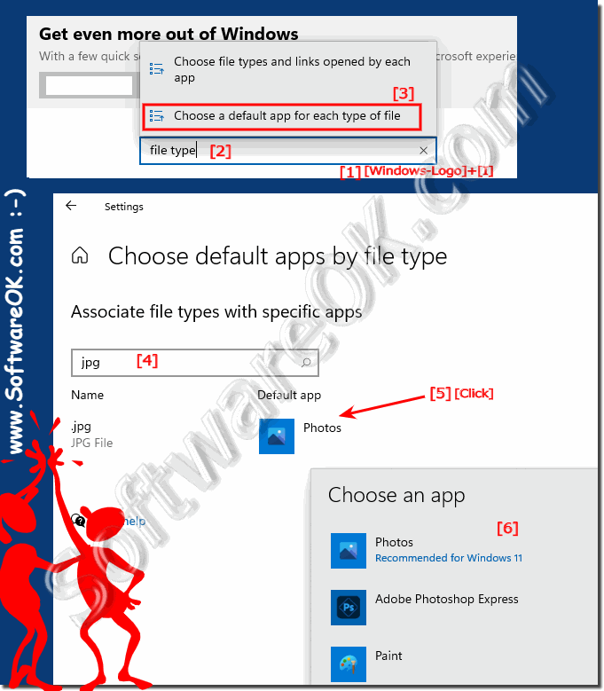 Set file type in Windows 11 for APPs and applications!