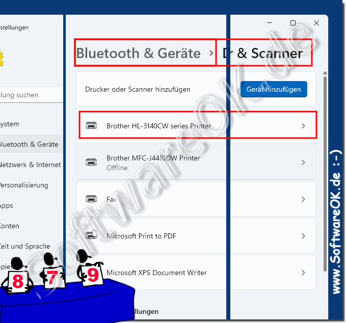 Sub-items in the settings of Windows 11!