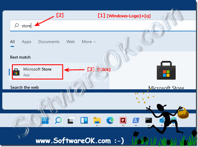 Start Microsoft Store in Windows 11!