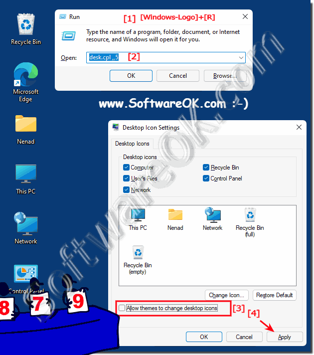 Desktop icons are randomly moved under Windows 11!