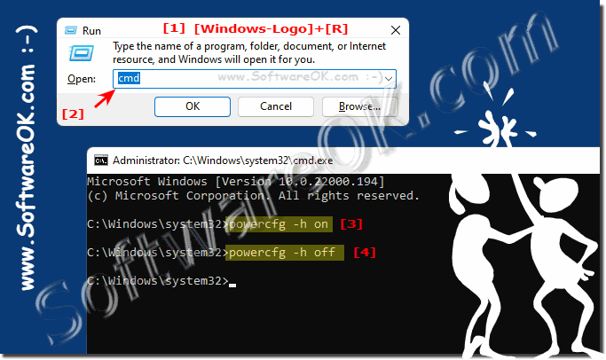 Activate or deactivate Hybernate hibernation on Windows 11!