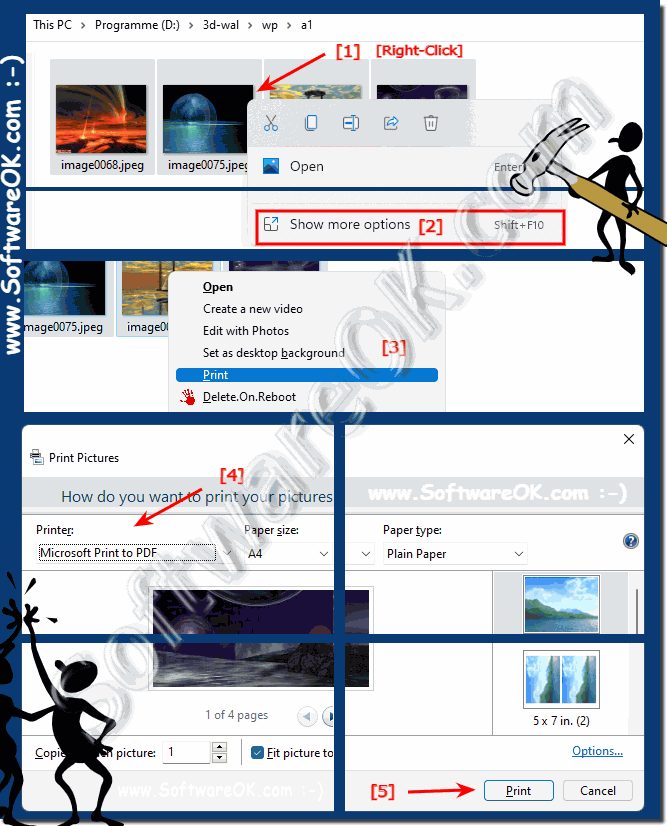 Convert JPG image file to PDF under Windows 11!