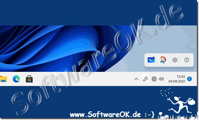 Pen menu symbol in the Windows 11 taskbar!