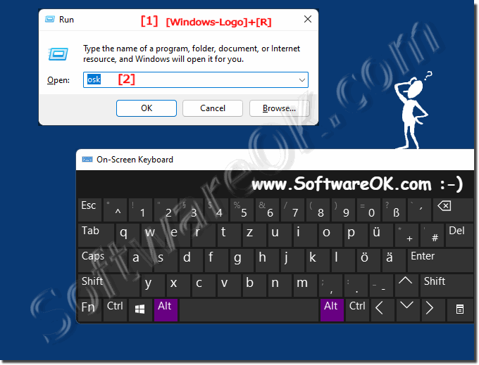 the on screen keyboard on Windows 11!
