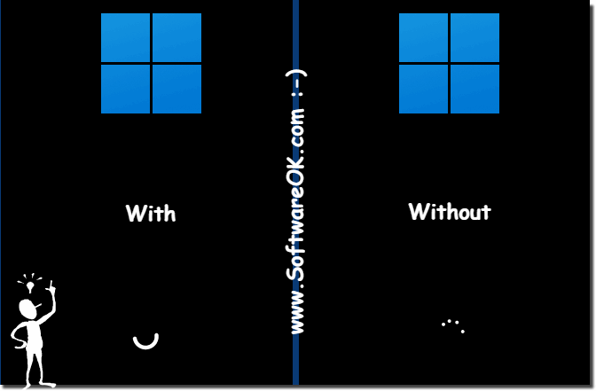 Boot with and without animation in Windows 11!