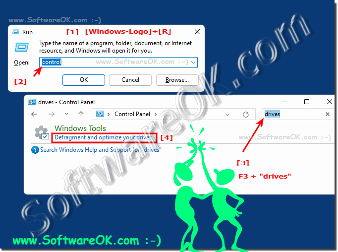 Optimization of the drives in Windows 11 Control Panel!