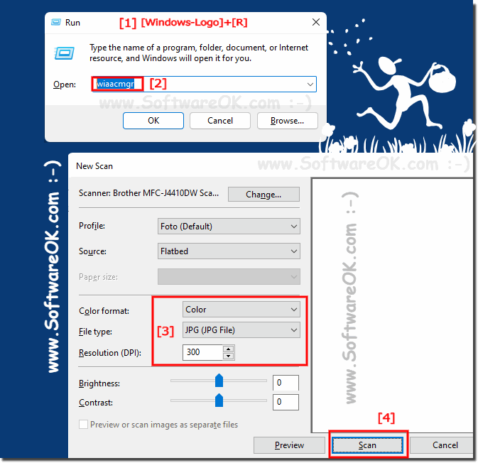 Starting the scan tool under Windows 11!