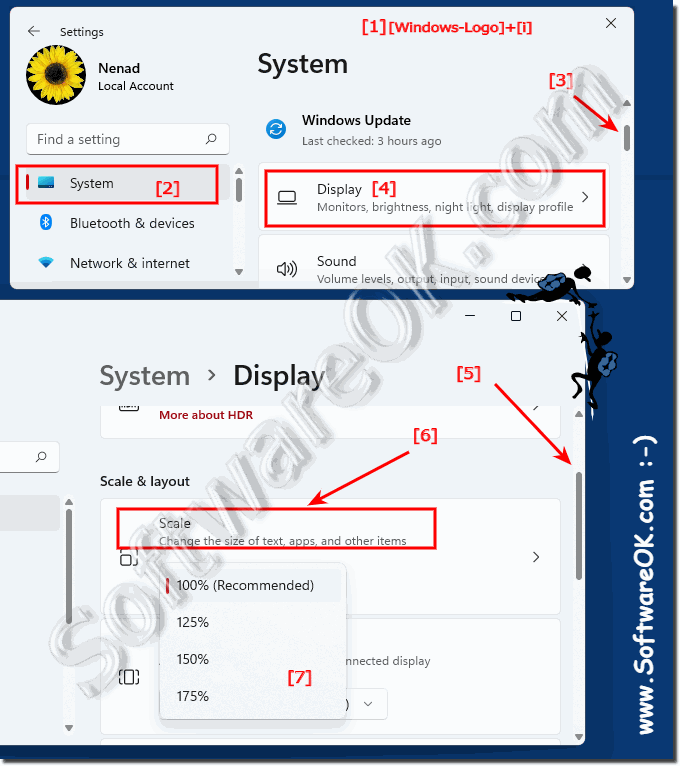 DPI setting option for windows on Windows 11!