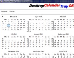 Desktop Calendar from To-Tray is O.K.