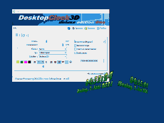 The 3D desktop clock for MS Windows all OS