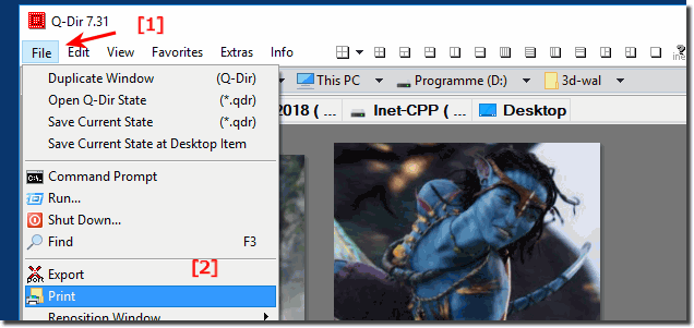 Print what you see in File Explorer!