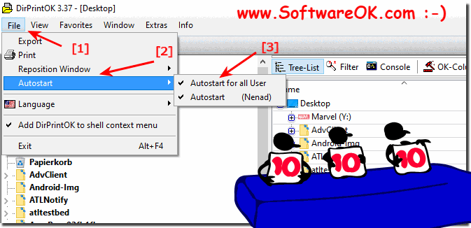 Activate or Turn-Off folder printout from auto startup in Windows!