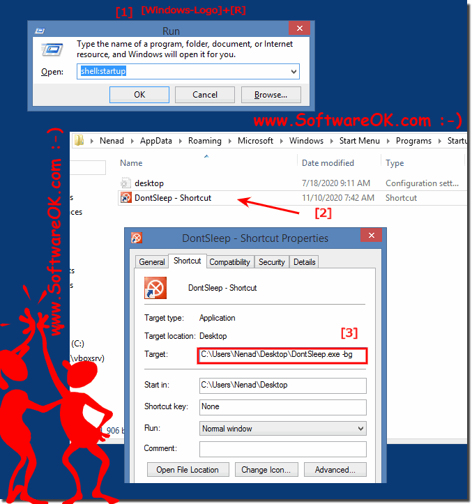 Don't Sleep Auto-Start Windows 10, 8.1, 7 ...?