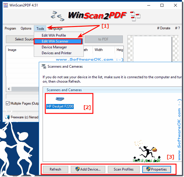 WinScan2PDF and WIA (Windows Image Acquisition / Capture!