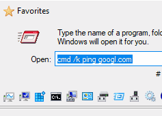 Alternative to standard Windows Run-Dialog