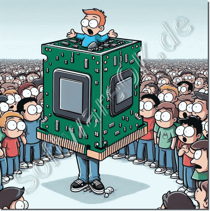 The CPU can't keep up with the 100 to 10,000 units of the GPU, right?
