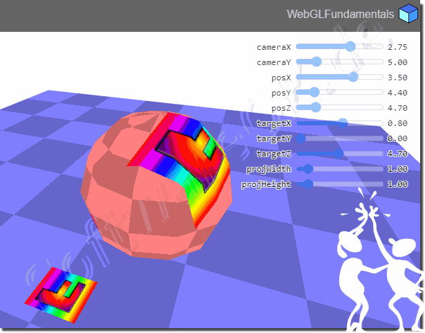 Projection, with OpenGL and calculations!