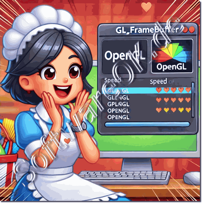 Are the GL_FRAMEBUFFER processed in the GPU and its memory?