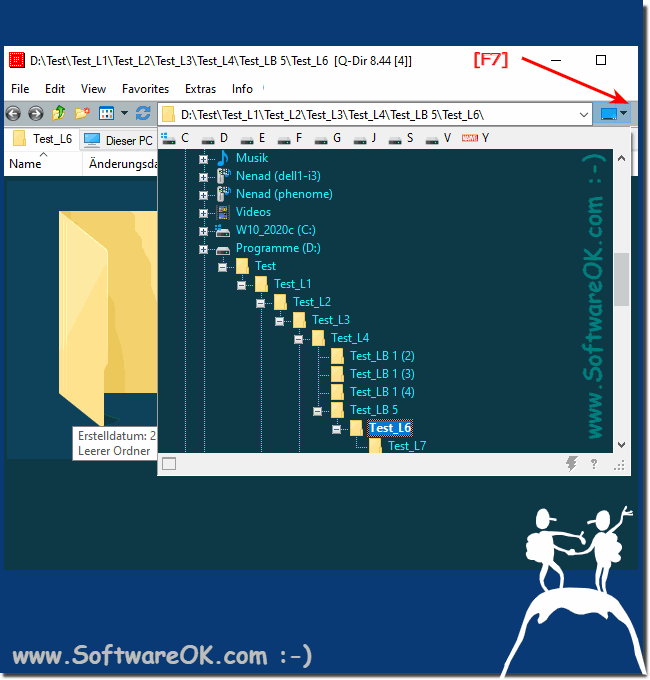 Navigate up one or more levels faster under all Windows OS!