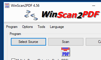 Save the scanned documents into PDF.