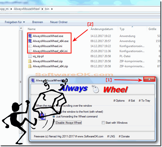 Uninstall Always Mouse Wheel  from Windows!