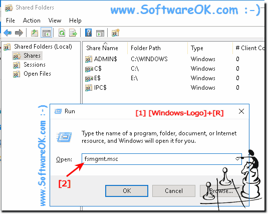 Files an folders shared on Windows!