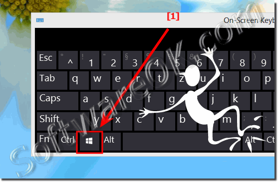 Windows Key, Windows-Logo on Windows Keyboard