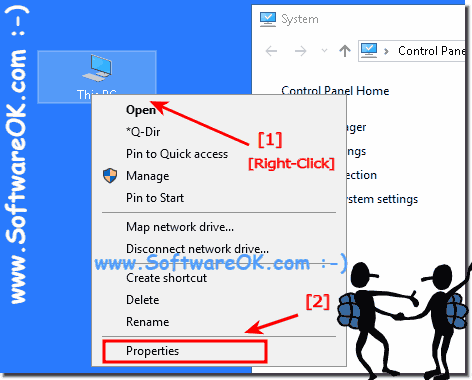 Workplace, This PC and computer on Windows MS OS!