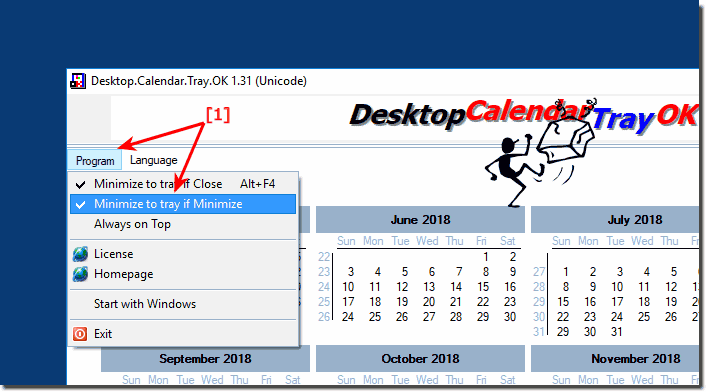 No keep the calendar running in the background!
