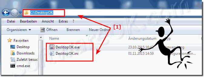 DesktopOK Folder on C