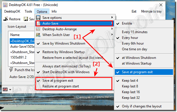 Restore Desktop Icon Layout Vista