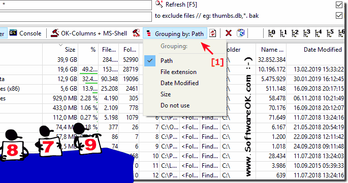 Simply activate the corresponding settings  to print the folder content!