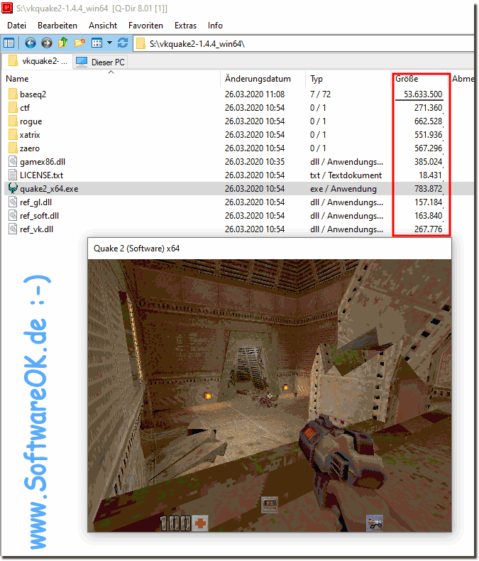 3D game Quake II for Window 10, 8.1, .... free download!