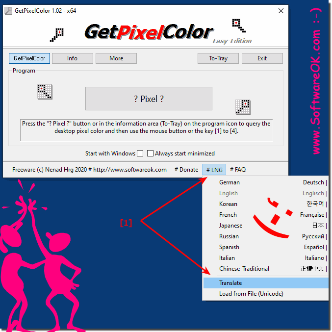 Translate Get Pixel Color for Windows OS Desktop and Server! 