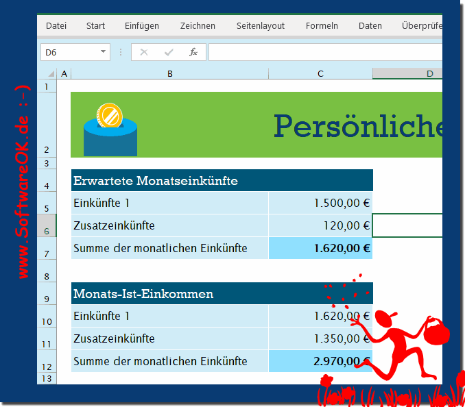 Spreadsheets Income! 