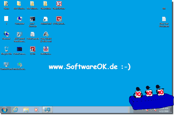 Windows 7 desktop example!