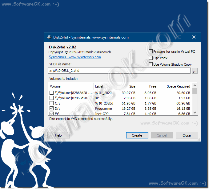 Save the entire hard drive as a VHD, make a backup