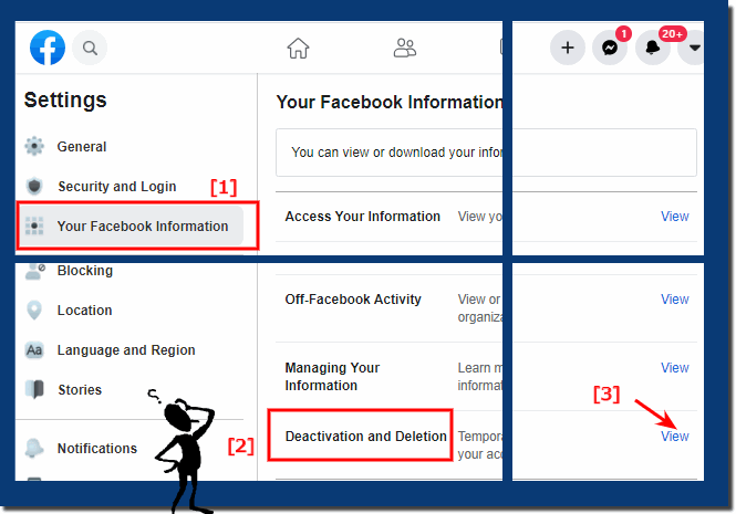  Deactivate the FaceBook.de user account! 
